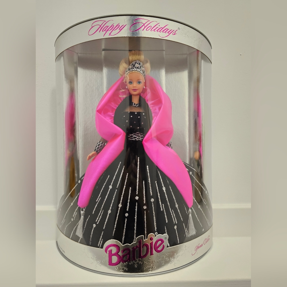 *RARE* MINT IN BOX 1998 Happy Holidays Special Edition Barbie with Error